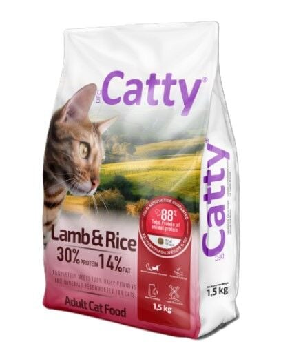 Catty Kuzu Etli Yetişkin Kedi Maması 1 Kg