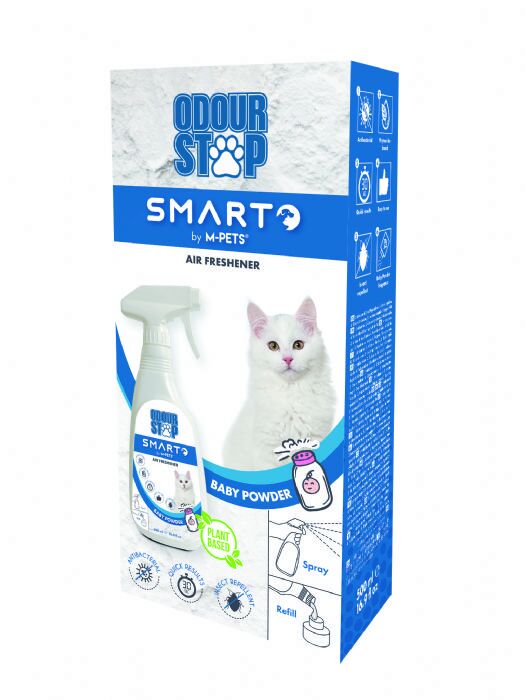 Koku Durdurucu Kum ve Çevre Deodorant Sprey Bebek Pudrası Kokulu 500 ml