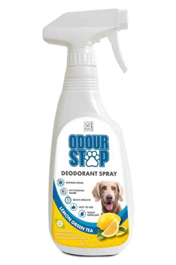 Köpek Koku Önleyici ve Haşere Kovucu Limon ve Yeşil Çaylı Deodorant 500 Ml