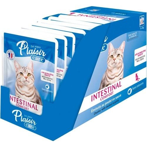 Plaisir Care Intestinal Comfort  Kedi Yaş Maması 12 Adet x 85Gr