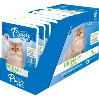 Plaisir Care Urinary Support  Üriner Sistem Koruyuculu Kedi Yaş Maması 12 Adet x 85Gr