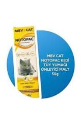 Mbv Notopac Ekstra Malt Soft Tüy Yumağı Kontrolü ve Eritici Peynirli Kedi Macunu 50 gr
