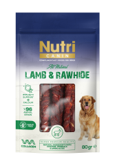 Nutri Canin Rawhide Kuzulu Köpek Ödülü 80g