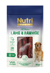 Nutri Canin Rawhide Kuzulu Köpek Ödülü 80g