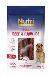 Nutri Canin Rawhide Biftekli Köpek Ödülü 80g