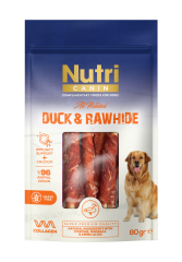 Nutri Canin Rawhide Ördekli Köpek Ödülü 80g