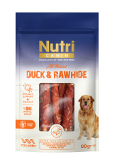 Nutri Canin Rawhide Ördekli Köpek Ödülü 80g