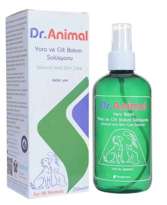 Dr. Animal Yara ve Cilt Bakım Solüsyonu 250ml