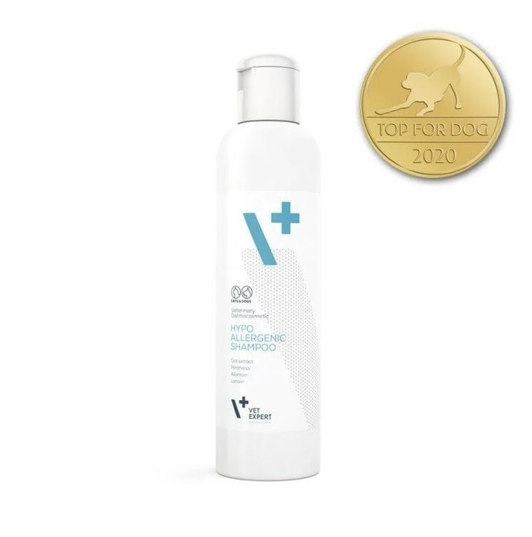 Vet Expert Hypoallergenic Shampoo Kedi ve Köpek Şampuanı 250 ml VETERİNER HEKİM TAVSİYESİ İLE KULLANILMALIDIR.