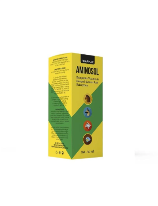Aminosol Köpek, Kedi ve Kuş Multi Vitamin ve Aminoasit Solüsyonu 30ml