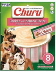 Inaba Ciao Churu Somonlu ve Tavuklu Tamamlayacı Sıvı Köpek Ödül Maması 20gr x 8 Adet
