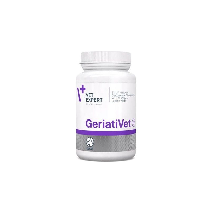 Vet Expert GeriatriVet Köpek Small Breed Küçük Irk Yaşlı Köpekler İçin Destek Vitamin 45 Tablet VETERİNER HEKİM TAVSİYESİ İLE KULLANILMALIDIR.