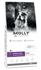 Molly Medium Large Adult Kuzu Etli Yaban Mersinli Yetişkin Köpek Maması 2 Kg