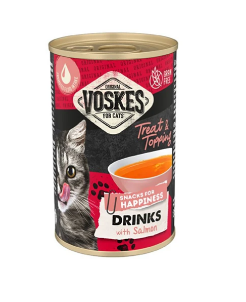 Voskes Somon Balıklı Yetişkin Kedi Çorbası 135ml