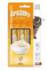 M-Pets Creamy Tavuklu Yetişkin Kedi Sıvı Ödül Maması 4X15 Gr