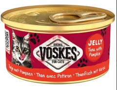Voskes Ton Balıklı ve Balkabağı Jelly Kedi Yaş Konservesi 85 Gr