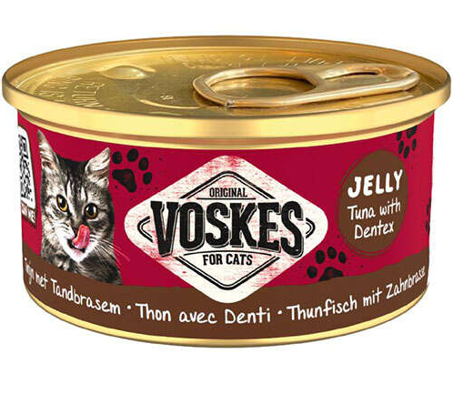Voskes Ton Balıklı ve Sinagrit Jelly Kedi Yaş Konservesi 85 Gr