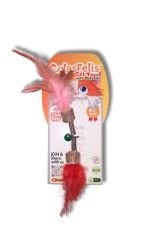 Dental Organik Matatabili Zilli ve Tüylü El Yapımı Kedi Oyuncağı 18 cm