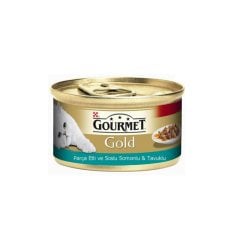 Gourmet Gold Somonlu Tavuklu Kedi Konservesi 85g