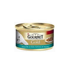 Gourmet Gold Somonlu Tavuklu Kedi Konservesi 85g