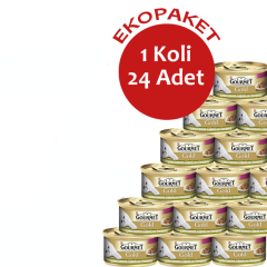 Gourmet Gold Somonlu Tavuklu Kedi Konservesi 85gx24Adet