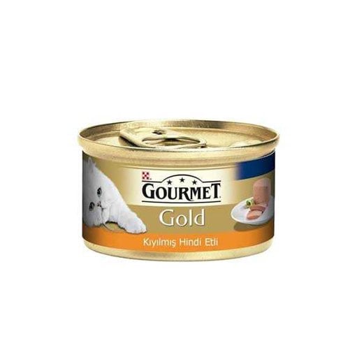 Gourmet Gold Kıyılmış Hindi Etli Kedi Konservesi 85g