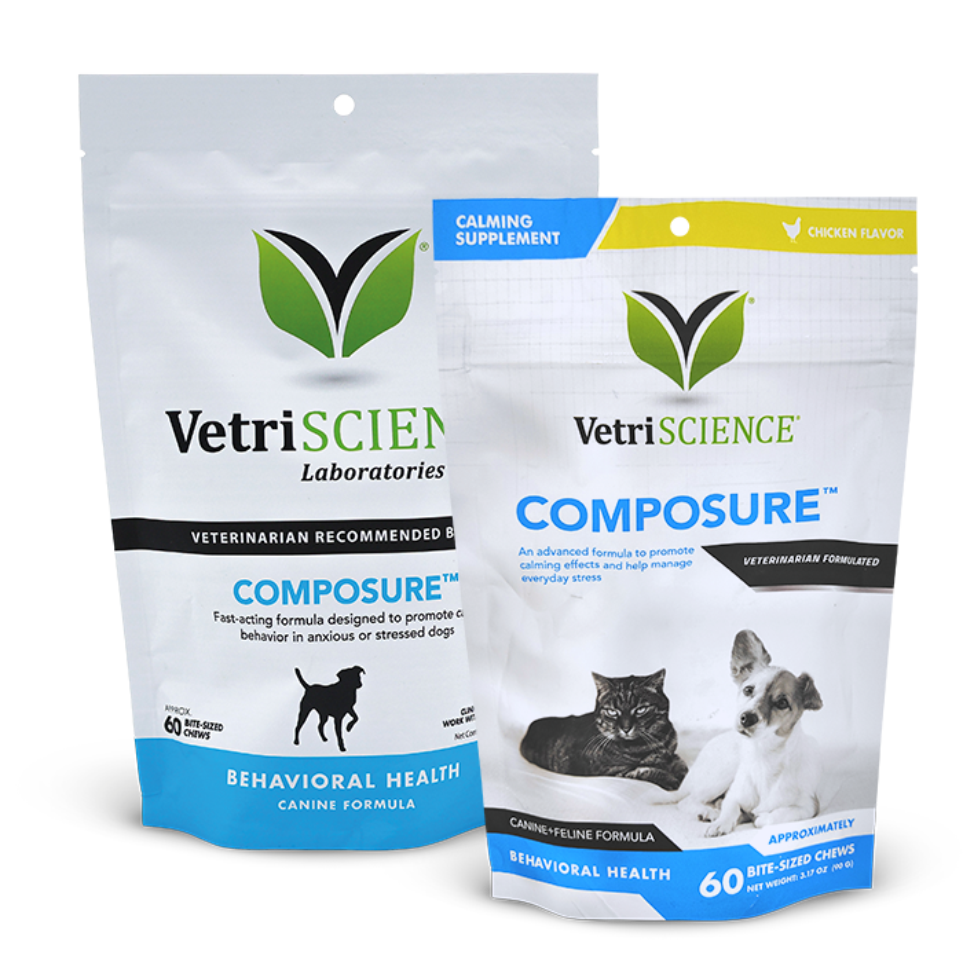 Vetri Science Composure Kedi ve Küçük Irk Köpek Sakinleştirici Yenebilir Soft Tablet 60 Tablet