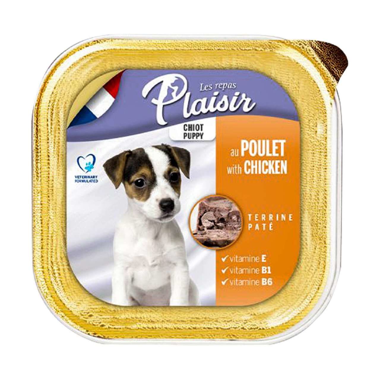 Plaisir Tavuklu Yavru Ezme Köpek Konservesi 150 gr
