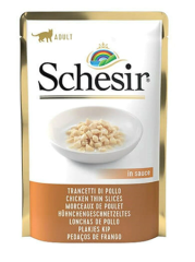 Schesir Sos İçinde Kıyılmış Tavuklu Yetişkin Kedi Konservesi 85gr