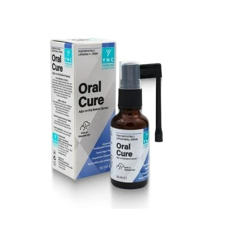 YNC Oral Cure Kedi ve Köpekler Için Ağız ve Diş Bakım Spreyi 30 ml