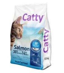Catty Somonlu Yetişkin Kedi Maması 1,5 Kg