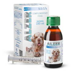 Alzer Yaşlı Kedi ve Köpeklerde Bilişsel Bozukluklarda Destekleyici Süspansiyon 150 ml