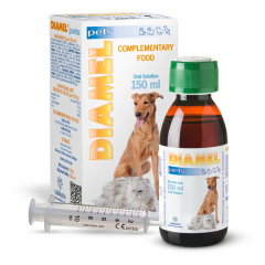 Diamel Kedi ve Köpek Tip 1 & Tip 2 Diyabet Kontrolü Oral Süspansiyon 150 ml