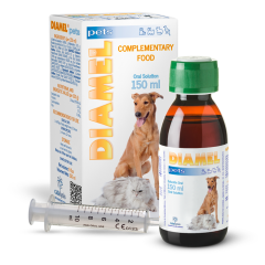 Diamel Kedi ve Köpek Tip 1 & Tip 2 Diyabet Kontrolü Oral Süspansiyon 150 ml