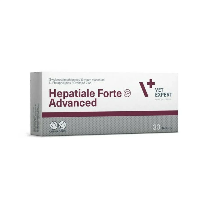 Vetexpert Hepatiale Forte Advanced Kedi Köpek Karaciğer Desteği 30 Tablet VETERİNER HEKİM TAVSİYESİ İLE KULLANILMALIDIR.