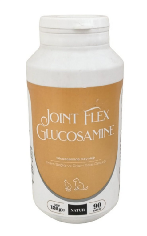 Natur Joint Flex Glucosamine Kedi Köpek Eklem Sağlığı ve Eklem Sıvısı Desteği Yenilebilir 90 Tablet SKT:11/09/2027