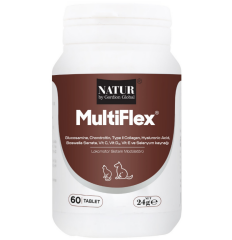 Natur Multiflex Kedi Köpek Eklem, Kas, Tendon ve Ligament Desteği Yenilebilir 60 Tablet skt:20/03/2027