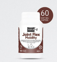 Natur Joint Flex Mobility Kedi Köpek Eklem, Kas, Tendon ve Ligament Desteği Soft Jel Kapsül 60 Adet