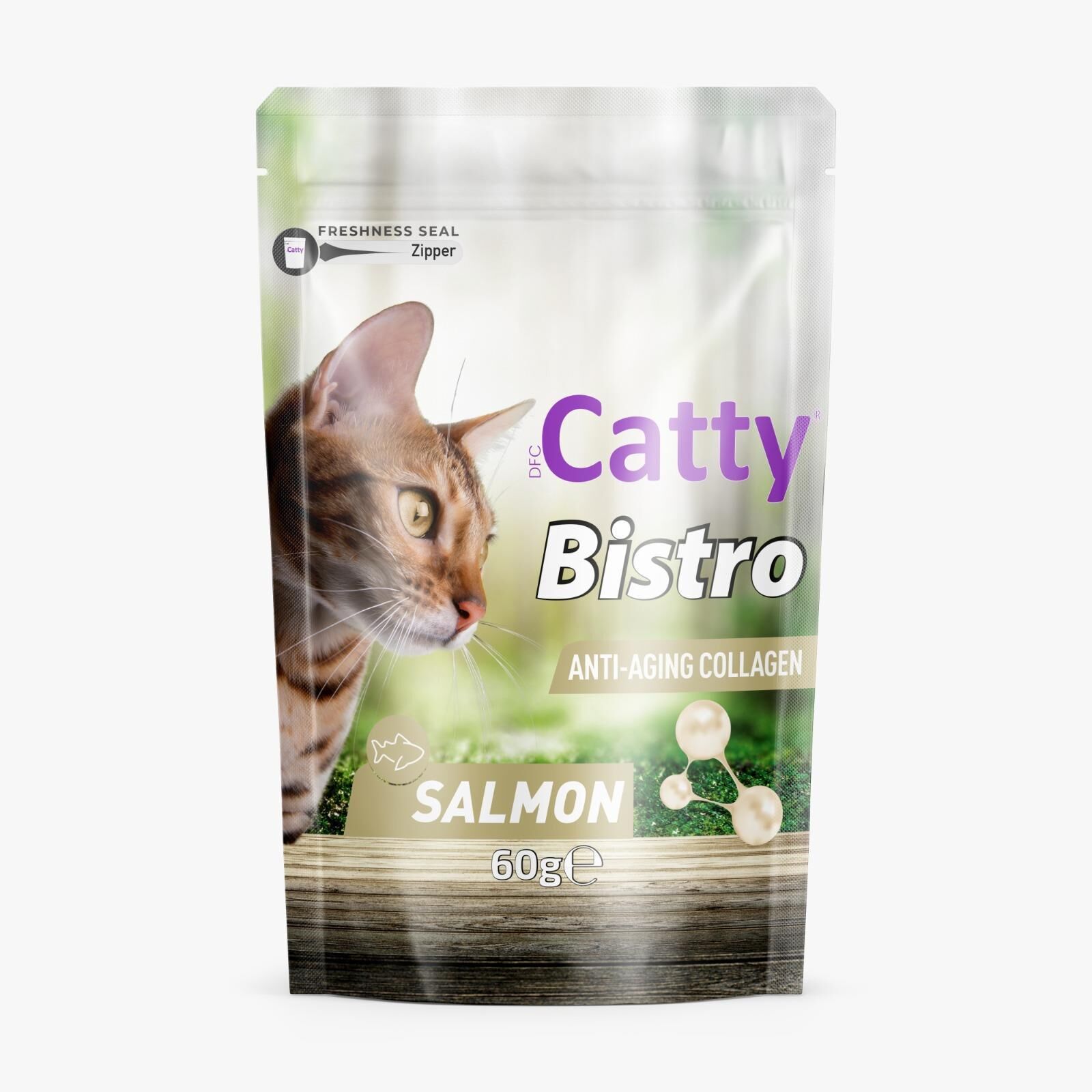 CATTY BİSTRO YAŞLANMA KARŞITI KOLAJEN SOMONLU 60G (ANTI COLLAGEN)
