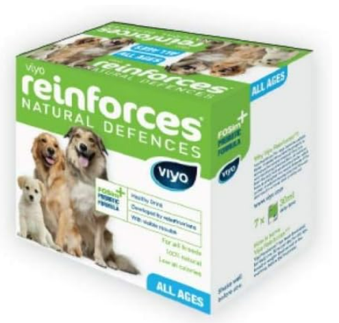 Viyo Reinforces All Ages Tüm Yaş Grubu Köpekler Için Gıda Takviyesi 7 X 30 ml X 2 Kutu  (14 Adet)  SKT:28/06/2027