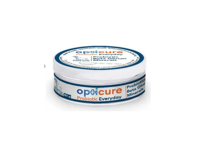 Opticure Everyday Kedi ve Köpek Günlük Kullanım Probiotic Beta Glucan ve Mineral   80 gr  SKT:21/01/2027