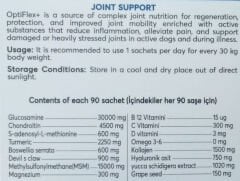 Opticure Optiflex Köpek Eklem Desteği Takviyesi 90 Şase SKT:21/04/2027