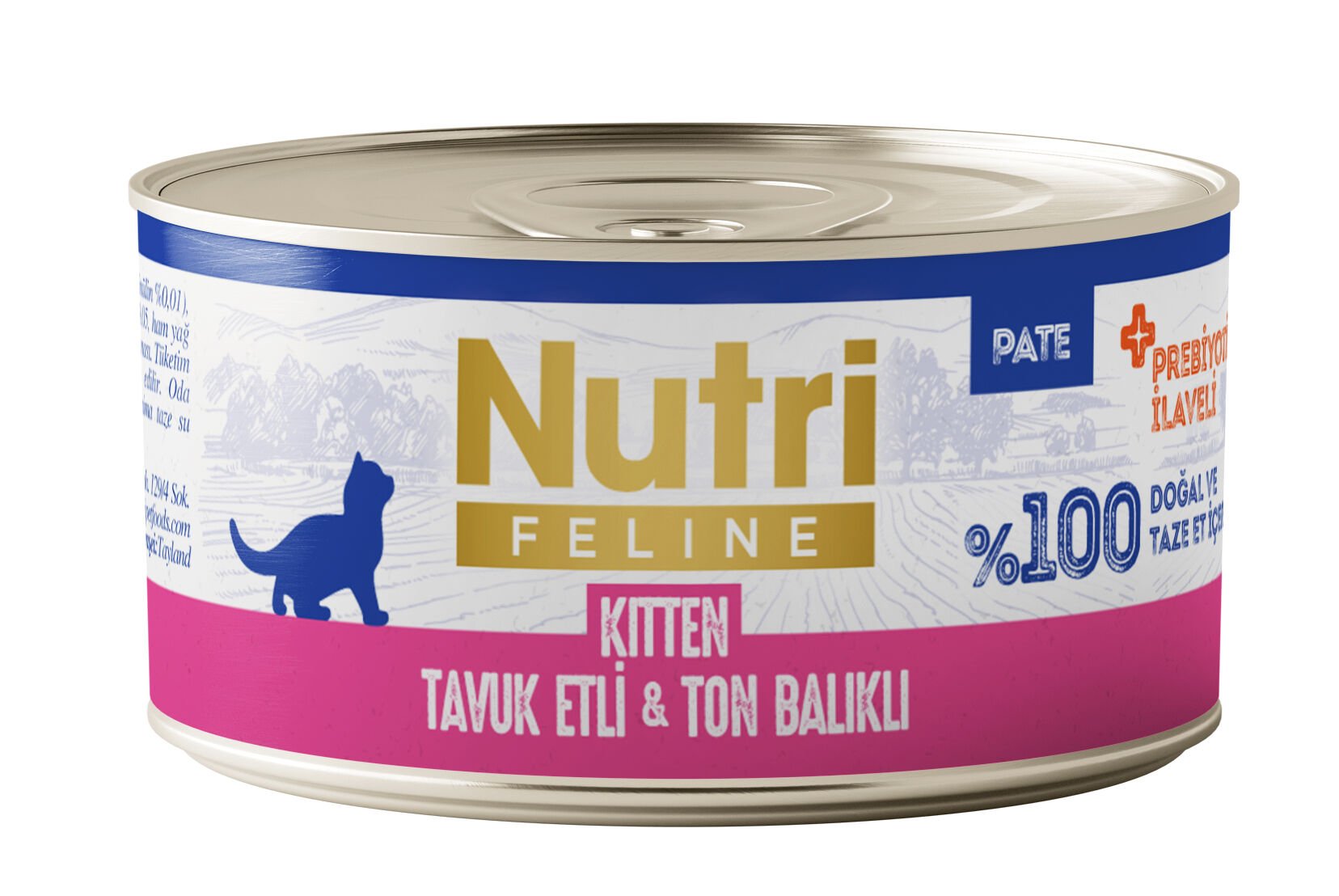 Nutri Feline Kitten Tahılsız Yavru Kedi Konservesi 70 Gr