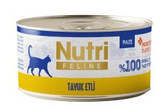 Nutri Feline Tavuk Etli Tahılsız Yetişkin Kedi Maması (Jelly) 70gr X 24 Adet