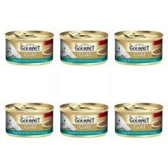 Gourmet Gold Somonlu Tavuklu Kedi Konservesi 85g 6Al5Öde