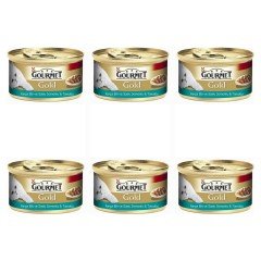 Gourmet Gold Somonlu Tavuklu Kedi Konservesi 85g 6Al5Öde