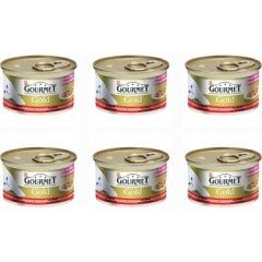 Gourmet Gold Sığır Etli Tavuklu Kedi Konservesi 85g 6Al5Öde