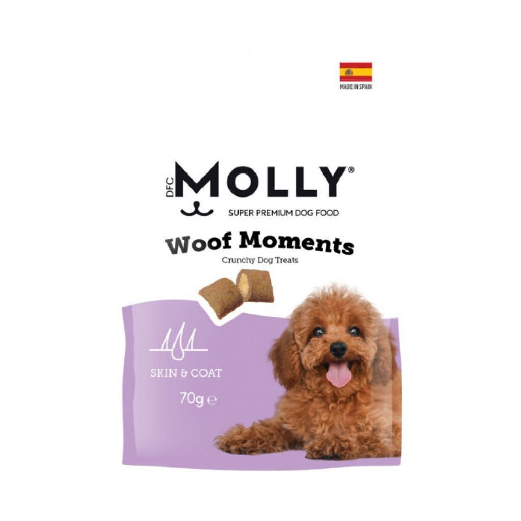 Molly Woof Moments Skin Coat Deri ve Tüy Bakımı Destekleyici Köpek Ödül Maması 70gr