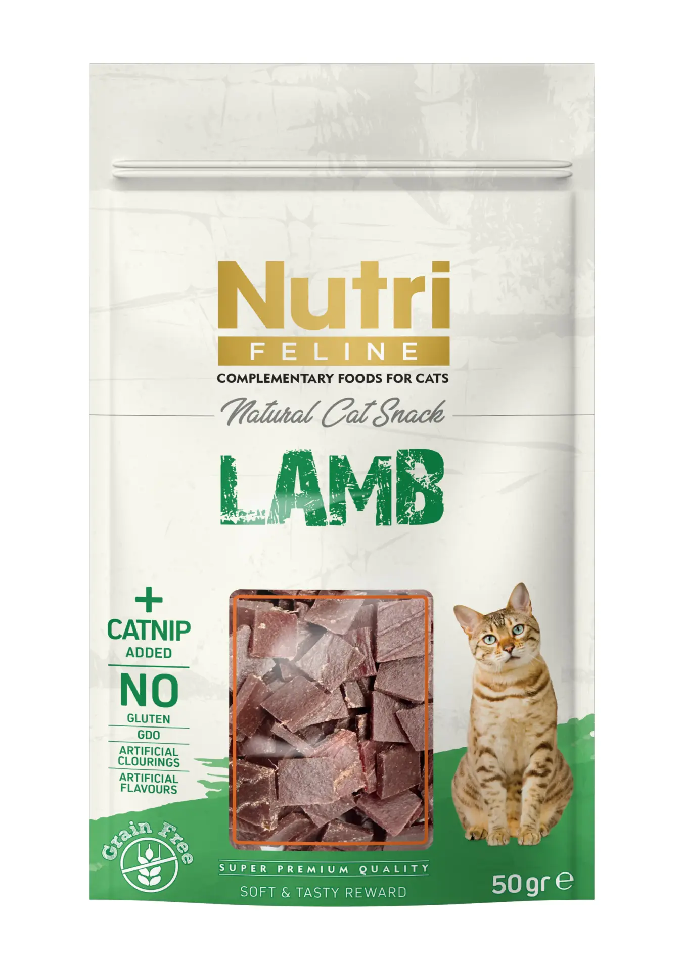 Nutri Feline Kuzu Etli Tahılsız Kedi Ödülü 50 Gr