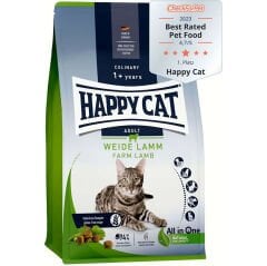 Happy Cat Culinary Weide Lamm Kuzu Etli Kedi Maması 4 Kg